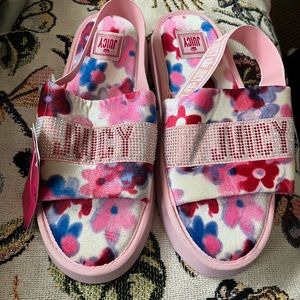 Juicy Couture slippers size 11